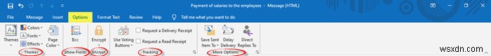 วิธีสร้างอีเมลใหม่ในแอป Outlook โดยใช้ฟีเจอร์ต่างๆ 