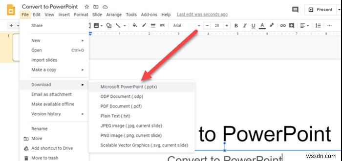 วิธีแปลง Google สไลด์เป็น PowerPoint และในทางกลับกัน 