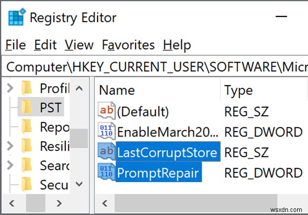 มีบางอย่างผิดปกติกับไฟล์ข้อมูลของคุณ และจำเป็นต้องปิด Outlook 