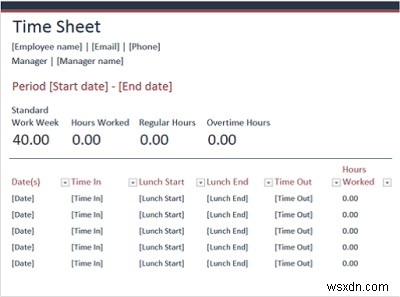 เทมเพลต Microsoft Excel Online ที่ดีที่สุดเพื่อจัดการงบประมาณ สุขภาพ เวลา 