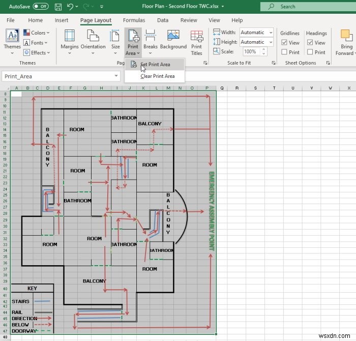 วิธีใช้ Excel เพื่อออกแบบแปลนอาคารอย่างง่าย 