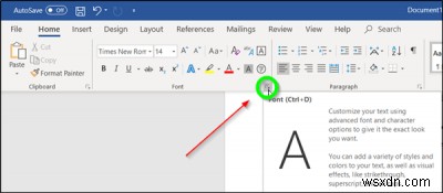 วิธีเปลี่ยนแบบอักษรเริ่มต้นใน Word, Excel, PowerPoint บน Windows 11/10 