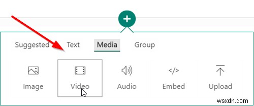 วิธีเพิ่มไฟล์วิดีโอและไฟล์เสียงใน Microsoft Sway 