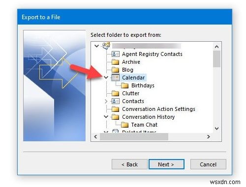 วิธีส่งออกปฏิทิน Outlook ในไฟล์ CSV บน Windows 11/10 