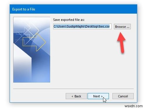 วิธีส่งออกปฏิทิน Outlook ในไฟล์ CSV บน Windows 11/10 