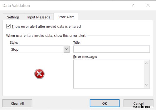 วิธีการใช้การตรวจสอบข้อมูลกับเซลล์ใน Microsoft Excel 