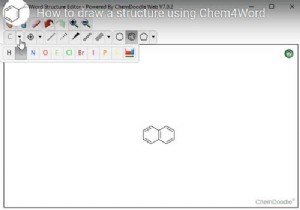 Chem4Word เป็นโปรแกรมเสริมเคมีสำหรับ Microsoft Word 