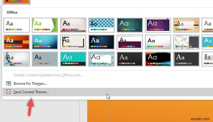 วิธีสร้าง Design Preset หรือ Theme ใน PowerPoint 