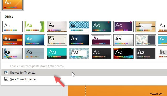 วิธีสร้าง Design Preset หรือ Theme ใน PowerPoint 