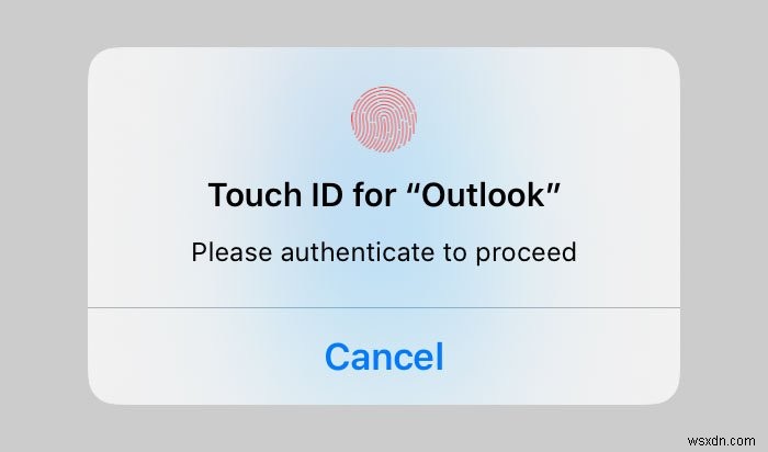 วิธีล็อก Outlook สำหรับ iPad ด้วย Touch ID หรือ Face ID 