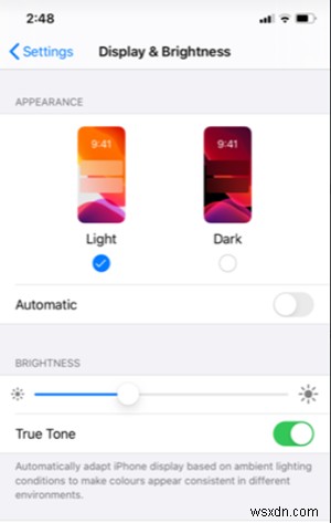 วิธีเปิดโหมดมืดใน OneNote สำหรับ iOS 