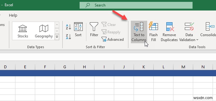 วิธีแยกข้อความเป็นคอลัมน์ใน Excel และ Google ชีต 