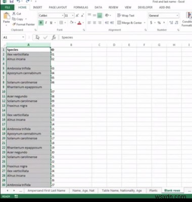 วิธีลบเซลล์ว่างออกจากสเปรดชีต Microsoft Excel 