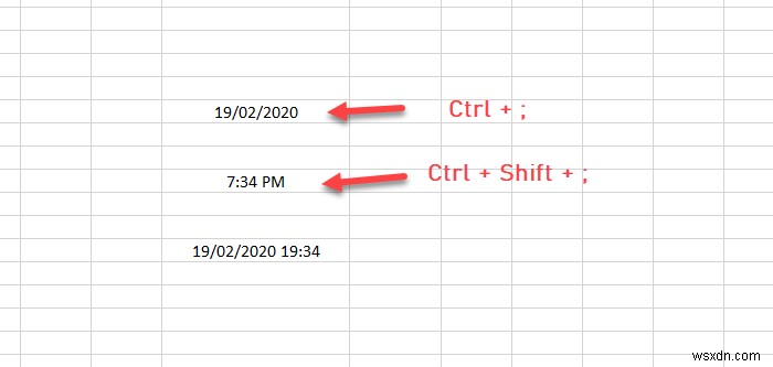 วิธีแสดงวันที่และเวลาปัจจุบันใน Excel และ Google ชีต 