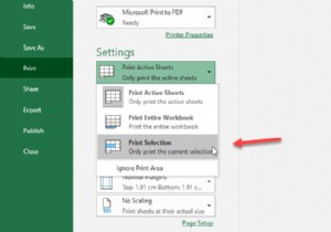 วิธีพิมพ์เซลล์ที่เลือกใน Microsoft Excel หรือ Google ชีต