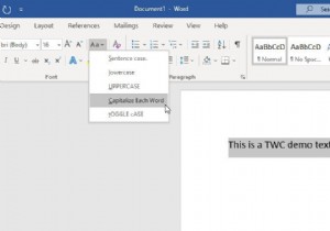 วิธีเปลี่ยนตัวพิมพ์ของข้อความใน Word และ Google Docs 