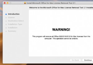 วิธีลบใบอนุญาต Office ออกจาก Mac โดยใช้ License Removal Tool 