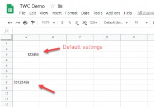 วิธีเพิ่มศูนย์หน้าตัวเลขใน Excel และ Google ชีต 