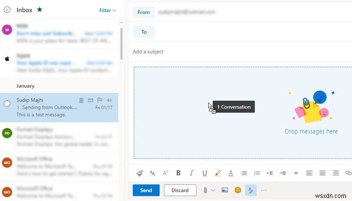 วิธีส่งต่ออีเมลเป็นไฟล์แนบจาก Outlook 