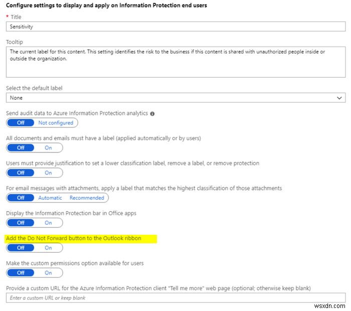 วิธีป้องกันการส่งต่ออีเมลใน Outlook 