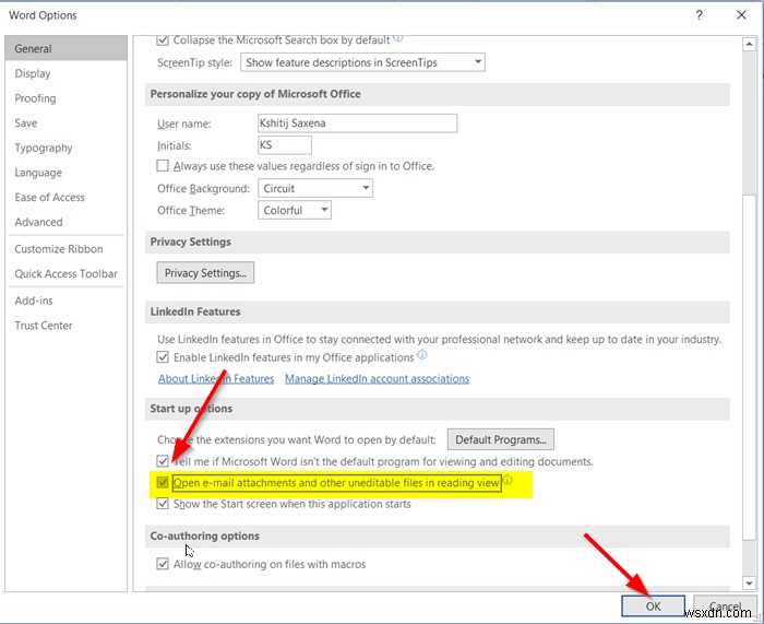 Microsoft Word เปิดไฟล์ในโหมดอ่านอย่างเดียวใน Windows 11/10 