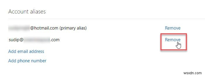 แก้ไขปัญหาขณะตั้งค่าอีเมลโดเมนแบบกำหนดเองกับ Outlook 