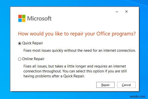 ขออภัย เราประสบปัญหาเซิร์ฟเวอร์ชั่วคราว – ข้อผิดพลาดของแอป Office 365 