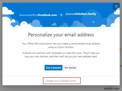 วิธีสร้าง ID อีเมลส่วนบุคคลโดยใช้ Outlook 