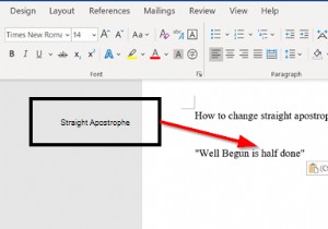 วิธีเปลี่ยน Straight Quotes เป็น Smart Quotes ในแอป Office 