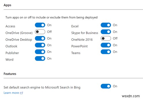 วิธีบล็อกการติดตั้ง Microsoft Bing Search ใน Office 365 
