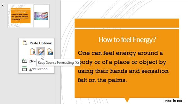 วิธีรวมงานนำเสนอ PowerPoint หลายรายการเข้าด้วยกัน 