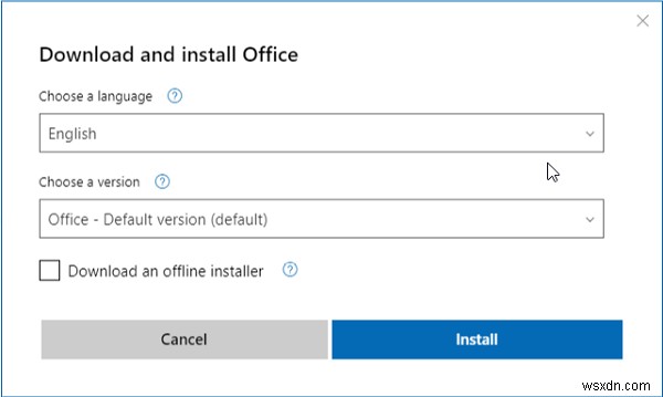 วิธีดาวน์โหลด Microsoft Office เวอร์ชันก่อนหน้า 