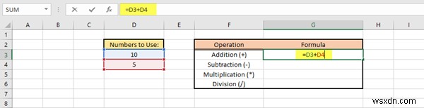 วิธีแทรกสูตรและฟังก์ชันใน Microsoft Excel 