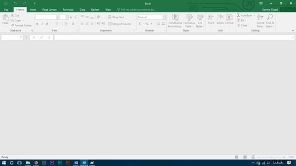 แก้ไข Microsoft Excel การเปิดเอกสารเปล่า 