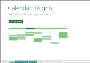 วิธีบันทึกเวิร์กบุ๊ก Calendar Insights ด้วยข้อมูลของคุณใน Excel 