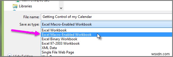 วิธีบันทึกเวิร์กบุ๊ก Calendar Insights ด้วยข้อมูลของคุณใน Excel 