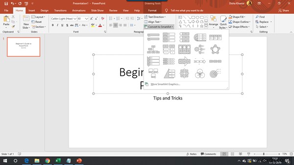 บทช่วยสอน Microsoft PowerPoint สำหรับผู้เริ่มต้น 