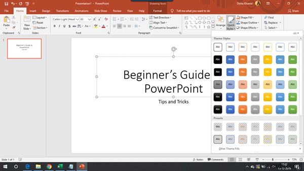 บทช่วยสอน Microsoft PowerPoint สำหรับผู้เริ่มต้น 