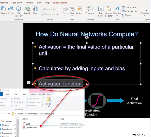 วิธีเชื่อมโยงงานนำเสนอ PowerPoint หนึ่งไปยังอีกงานนำเสนอหนึ่ง 