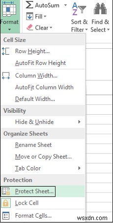 วิธีซ่อนสูตรในแผ่นงาน Microsoft Excel 