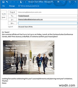 ทำให้ข้อความอีเมล Microsoft Outlook สามารถเข้าถึงได้สำหรับผู้ทุพพลภาพ 