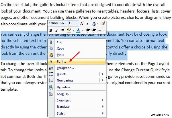 วิธีแสดงและซ่อนข้อความใน Word 