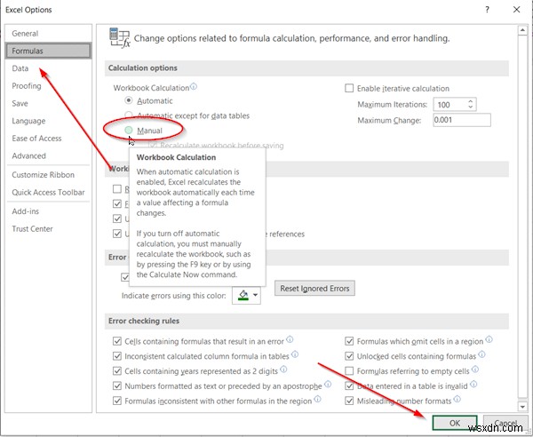 เราพบปัญหาเกี่ยวกับเนื้อหาบางส่วนในข้อผิดพลาด filename.xlsx ใน Excel 