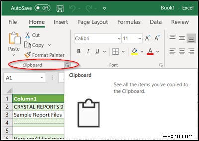 วิธีล้างคลิปบอร์ดใน Excel, Word หรือ PowerPoint 