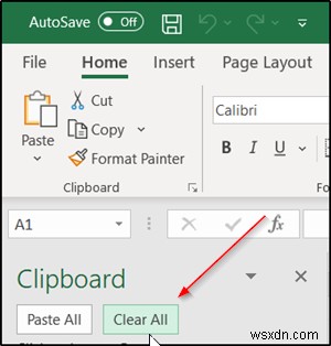 วิธีล้างคลิปบอร์ดใน Excel, Word หรือ PowerPoint 