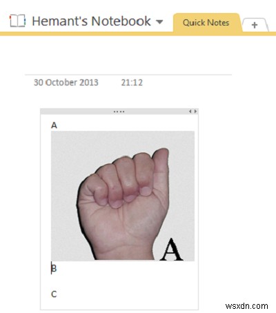 วิธีสร้างแฟลชการ์ดตามรูปภาพใน OneNote 