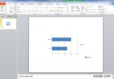 วิธีคัดลอกกราฟจาก Excel ไปยัง PowerPoint อย่างสมบูรณ์แบบโดยใช้ Ctrl+Alt+V 