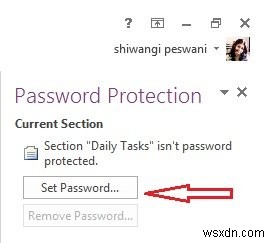 วิธีรหัสผ่านป้องกันโน้ตบุ๊ก OneNote 