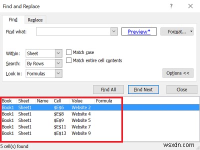 วิธีค้นหาและลบไฮเปอร์ลิงก์ใน Excel . อย่างง่ายดาย 