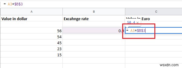 วิธีการแปลงสกุลเงินใน Excel 